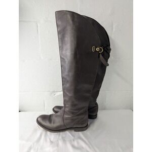 Coach Cheyenne Over the Knee‎ Genuine Leather Riding Boots Women's Size 7.5 B